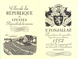 Switzerland. Epesses. The Four Wine Label. - Andere & Zonder Classificatie