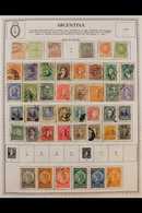 1860-1979 COLLECTION ON ALBUM PAGES  A Mint And Used Collection Which Includes 1860 Imperf 5c Used And 10c Mint, 1862 Im - Other & Unclassified