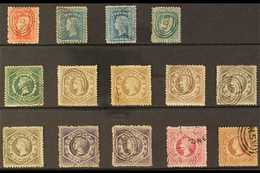 NEW SOUTH WALES  1860-72. NSW CANCELLATIONS On Diadem Perf. 12 Issues, A Most Attractive Used Range With Shades. Include - Other & Unclassified