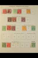 1913-1935 ALL DIFFERENT MINT COLLECTION CAT £1000+  Presented On "New Ideal" Printed Pages With "Specimen" Opt'd And Use - Otros & Sin Clasificación