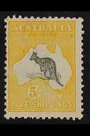 1915  5s Grey And Yellow, Wmk Narrow Crown, SG 42, Fine Never Hinged Mint. For More Images, Please Visit Http://www.sand - Sonstige & Ohne Zuordnung