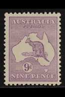 1915-27  9d Violet Roo Die II, SG 39, Very Fine Mint, Very Fresh. For More Images, Please Visit Http://www.sandafayre.co - Andere & Zonder Classificatie