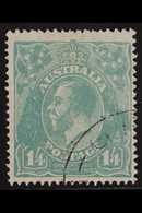 1926-30  1s4d Pale Greenish Blue KGV Head Perf 14, SG 93, Fine Used Cancelled To Order, BW 129w, Very Fresh. For More Im - Other & Unclassified