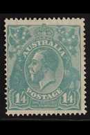 1926-30  1s4d Pale Greenish Blue KGV Head Perf 14, SG 93, Fine Mint, Very Fresh. For More Images, Please Visit Http://ww - Other & Unclassified