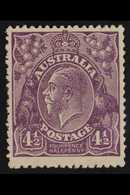 1926-30  4½d Violet KGV Head Perf 13½x12½, SG 103, Fine Mint, Very Fresh. For More Images, Please Visit Http://www.sanda - Otros & Sin Clasificación