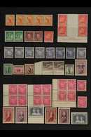 1937-52 INTERESTING KGVI MINT /NHM COLLECTION.  A Delightful Collection Of From This Reign With Multiples, Imprint Block - Sonstige & Ohne Zuordnung