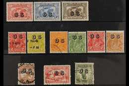 OFFICIALS  1930-33 "OS" Opt'd Mint & Used Range On A Stock Card. Includes 1930 3d Blue Used, 1931 Set Used And 1932-33 N - Sonstige & Ohne Zuordnung