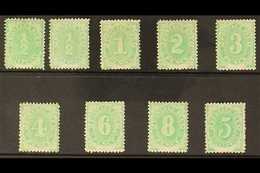 POSTAGE DUE  1902 Perf 11½, 12 Set Plus ½d Shade, Chalk-surface Paper, Crown Over NSW Wmk, SG D1/D8, Very Fine Mint (9 S - Sonstige & Ohne Zuordnung