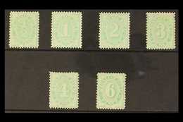 POSTAGE DUES  1906 Complete Set Wmk Crown Over Single Lined A, Perf 11½, 12, Compound With 11, SG D45/50, Very Fine Mint - Sonstige & Ohne Zuordnung