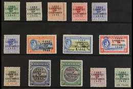 1942  "Landfall Of Columbus" Opt'd Set, SG 162/75a, Never Hinged Mint (14 Stamps) For More Images, Please Visit Http://w - Other & Unclassified