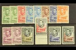 1938-52  KGVI Defins Complete Set Plus Listed Shades Of ½d, 1½d & 6d, SG.118/28, 118a, 120a, 124a, Very Fine Mint (14).  - Andere & Zonder Classificatie