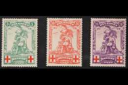 1914  Red Cross Monument Set, Cob 126/28, SG 151/53, Never Hinged Mint (3 Stamps) For More Images, Please Visit Http://w - Other & Unclassified