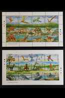 PREHISTORIC ANIMALS  1990's NEVER HINGED MINT COLLECTION Of Sheetlets And Stamps In Sets Featuring DINOSAURS With Imperf - Guyana (1966-...)