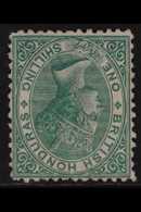 1872  1s Deep Green, Variety "wmk Inverted", SG 10aw, Fine Mint. Unpriced Mint By SG. For More Images, Please Visit Http - Brits-Honduras (...-1970)