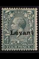 SALONICA  1916 4d Grey-green, SG S5, Mint With Minute Trace Of Pink Ink On A Couple Of Perfs At Right. For More Images,  - Britisch-Levant