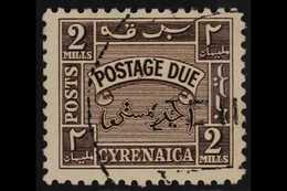 CYRENAICA  POSTAGE DUES 1950 2m Brown, SG D149, Very Fine Used. For More Images, Please Visit Http://www.sandafayre.com/ - Italiaans Oost-Afrika