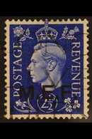 M.E.F.  1942 2½d Ultramarine, Ovptd Type 1 (regular Lettering, Upright Oblong Stops), Variety "sliced M", SG M3a, Very F - Italian Eastern Africa