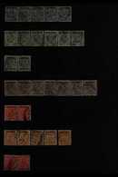 1937-1980 MINT & USED RANGES  With Light Duplication On Stock Pages, Includes 1937 Opts To 2r & 5r Used, 1938-40 To 2r M - Birma (...-1947)