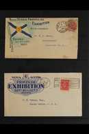 1900 - 1939  Group Of 4 Used Coloured Illustrated Covers For The Nova Scotia Provincial Exhibitions Of 1900, 1933, 1938  - Sonstige & Ohne Zuordnung