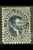 1859 CARTIER MAJOR RE-ENTRY  17c Deep Blue, Cartier, Unitrade 19ii, Fine Used, Lightly Cancelled Leaving The Double Left - Other & Unclassified