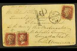 1872 INCOMING COVER FROM IRELAND.  1872 (1 March) Cover Addressed To Fullarton, Township Of Mitchell, Bearing Great Brit - Otros & Sin Clasificación