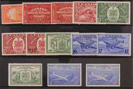 SPECIAL DELIVERY  1927-46 Issues Complete, SG S5 To SG S17, Fine Mint. (13 Stamps) For More Images, Please Visit Http:// - Sonstige & Ohne Zuordnung