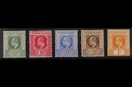 1905  Watermark Multi Crown CA Complete Set, SG 8/12, Fine Mint. (5 Stamps) For More Images, Please Visit Http://www.san - Kaimaninseln