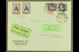 SCADTA  1925 (15 Sept) Cover From Germany To Bogota Bearing 20pf Pair Tied By Hamburg Cds's Plus SCADTA 1923 30c Horizon - Kolumbien