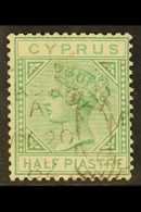 1882  ½d Emerald Green, Watermark "CA", SG 16, Very Fine Used With Clear Part May 20 1882 Cancel.  For More Images, Plea - Altri & Non Classificati