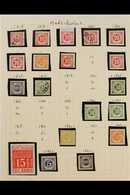 RAILWAY LOCAL STAMPS  AARHUS ODDER HOU JERNBANE 1908-1953 Mint (mostly Never Hinged) And Used Collection In Hingeless Mo - Other & Unclassified