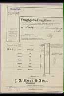 RAILWAY PARCEL RECEIPTS/WAYBILLS & EPHEMERA MATERIAL.  DANSKE STATSBANER (DANISH STATE RAILWAYS) 1920's-1940's Collectio - Other & Unclassified