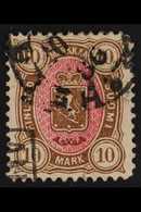 1885  10m Brown & Rose (SG 107, Michel 26b, Facit 26b), Used, Fresh. For More Images, Please Visit Http://www.sandafayre - Other & Unclassified