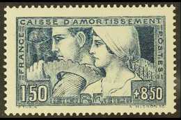 1928  1fr50 + 8fr50 Type III, Le Travail, Yv 252b, Very Fine Mint. For More Images, Please Visit Http://www.sandafayre.c - Sonstige & Ohne Zuordnung