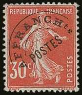 PRECANCELS (PREOBLITERES)  1922-47 30c Red (Sower/full Background), Yvert 58, Never Hinged Mint For More Images, Please  - Sonstige & Ohne Zuordnung