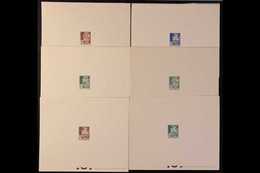 ALGERIA  1942-45 Arms Set Of 12 (without Imprint), SG 190/201, As Imperf EPREUVES DE LUXE Printed In Issued Colours, App - Otros & Sin Clasificación