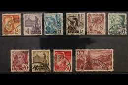 FRENCH ZONE  BADEN 1948-49 Pictorials Complete Set (Michel 28/37, SG FB28/37), Very Fine Cds Used, Fresh. (10 Stamps) Fo - Other & Unclassified