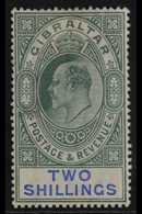 1903  2s Green And Blue, Wmk Crown CA, Ed VII, SG 52, Very Fine Mint. For More Images, Please Visit Http://www.sandafayr - Gibraltar