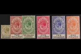 1925  New Values And Colours Set To £1 Complete, SG 102/8, Very Fine Mint. (6 Stamps) For More Images, Please Visit Http - Gibraltar