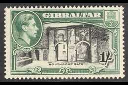 1938-51  1s Black & Green Perf 13½, SG 127a, Superb Never Hinged Mint, Very Fresh. For More Images, Please Visit Http:// - Gibraltar