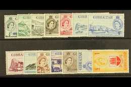 1953  QEII Pictorial Set Complete, SG 145/58, Very Fine And Fresh Mint. (14 Stamps) For More Images, Please Visit Http:/ - Gibraltar