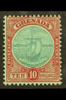 1908  10s Green And Red/green, SG 83, Very Fine Mint. For More Images, Please Visit Http://www.sandafayre.com/itemdetail - Grenada (...-1974)