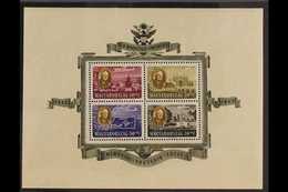 1947  Roosevelt Miniature Sheet, Mi Block 10, (and As Scott CB1/1C, Never Hinged Mint For More Images, Please Visit Http - Otros & Sin Clasificación