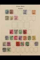 CHAMBA  1887-1935 FINE USED COLLECTION On Pages, Chiefly All Different, Includes 1887-95 Most Vals To 6a & 8a, 1903-05 K - Other & Unclassified