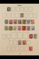 PATIALA  1884-1935 FINE USED COLLECTION On Leaves, Virtually All Different, Includes 1891-96 Set To 1r, Officials 1884 S - Andere & Zonder Classificatie