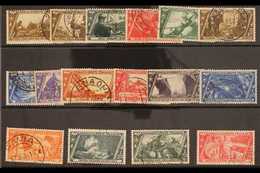 1932  Fascist March On Rome (Postage) Complete Set (Sass S. 65, SG 350/65) Used. (16 Stamps) For More Images, Please Vis - Sin Clasificación