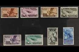 GENERAL ISSUES  1933 Fascist March Anniversary AIR Complete Set (Sass. S. 16, SG 63/70), Never Hinged Mint. (8 Stamps) F - Other & Unclassified