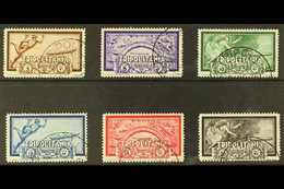 TRIPOLITANIA  1933 AIR Graf Zeppelin Complete Set (Sass S. 28, SG 171/76), Very Fine Used. (6 Stamps) For More Images, P - Andere & Zonder Classificatie