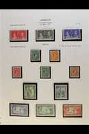 1937-52 KGVI FINE MINT COLLECTION  Complete For Basic KGVI Issues, 1938-52 Defins Perfs Of 5s & 10s Values, SG 118/152,  - Jamaica (...-1961)