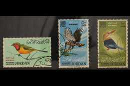 1964 BIRDS  Air Set, SG 627/629, Very Fine Used (3 Stamps) For More Images, Please Visit Http://www.sandafayre.com/itemd - Jordanië