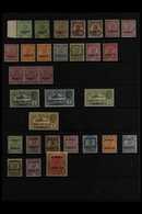1923 - 1933 MINT SELECTION  Fresh Mint Group Including 1923 Vals To 12a Incl Several Inverts, 1933 Airmail Set, 1923 Ser - Koeweit